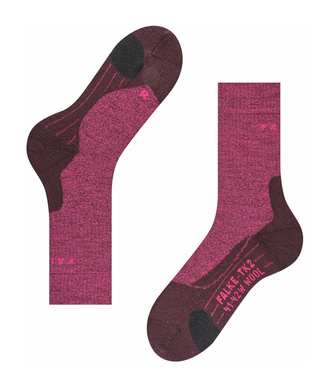 Falke Trekking <span>16395 8593 TK2 Wool</span> 16395 8593 TK2 Wool rose - www.bremmerschoenen.pro - Bremmer Schoenen