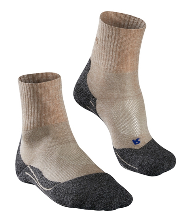Falke Trekking <span>16155 4100 TK2 Cool Short</span> 16155 4100 TK2 Cool Short beige - www.bremmerschoenen.pro - Bremmer Schoenen