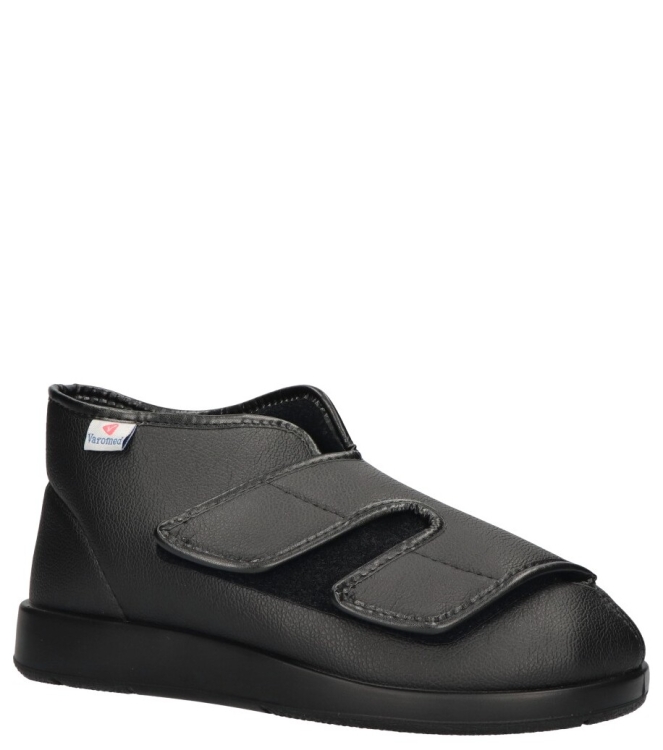 Varomed verbandpantoffel <span>60924.60 London Laag</span> 60924.60 London Laag zwart - www.bremmerschoenen.pro - Bremmer Schoenen