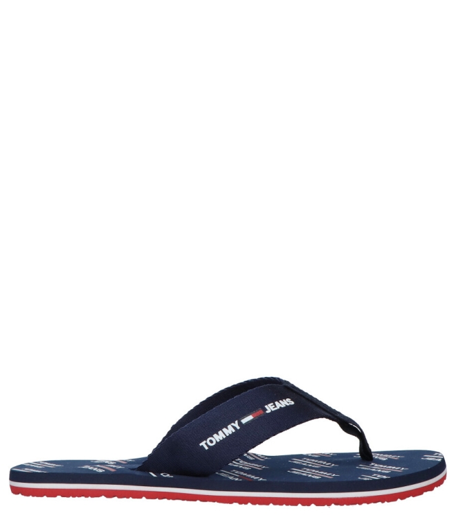 Tommy Hilfiger slipper <span>EM0EM00451 C87</span> EM0EM00451 C87 blauw - www.bremmerschoenen.pro - Bremmer Schoenen