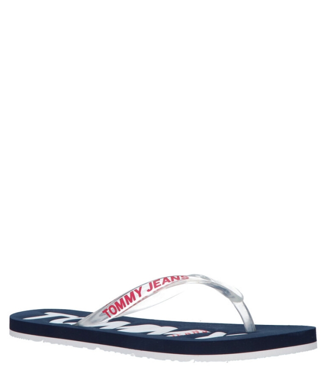 Tommy Hilfiger slipper <span>EN0EN00849 C87</span> EN0EN00849 C87 blauw - www.bremmerschoenen.pro - Bremmer Schoenen