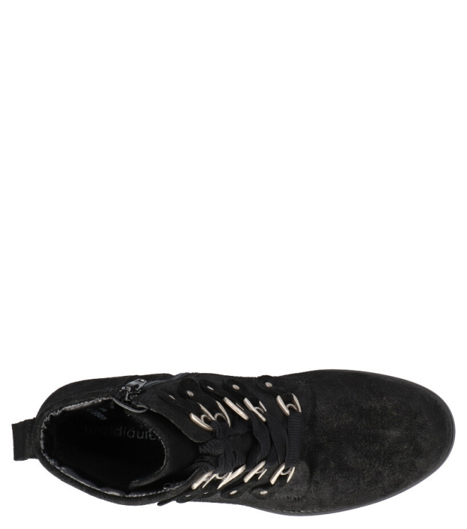 Waldlaufer Veterboot <span>903814 176 001 Hienna</span> 903814 176 001 Hienna zwart - www.bremmerschoenen.pro - Bremmer Schoenen
