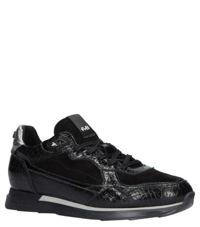 Floris van Bommel Sneaker <span>85312/02</span> 85312/02 zwart - www.bremmerschoenen.pro - Bremmer Schoenen