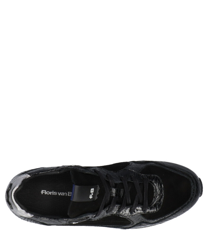 Floris van Bommel Sneaker <span>85312/02</span> 85312/02 zwart - www.bremmerschoenen.pro - Bremmer Schoenen