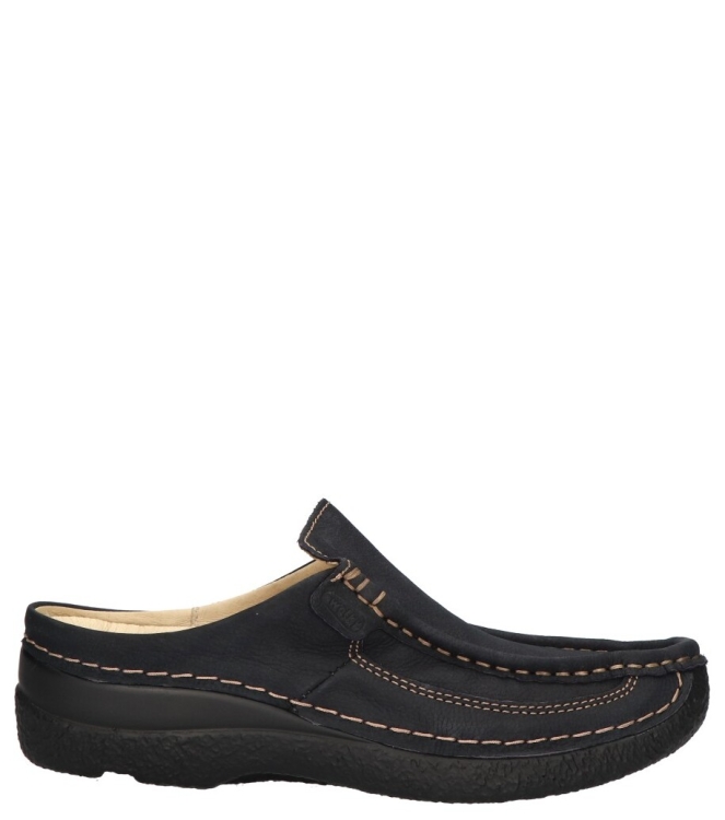 Wolky Slipper <span>0620211 800 Roll Slide</span> 0620211 800 Roll Slide blauw - www.bremmerschoenen.pro - Bremmer Schoenen