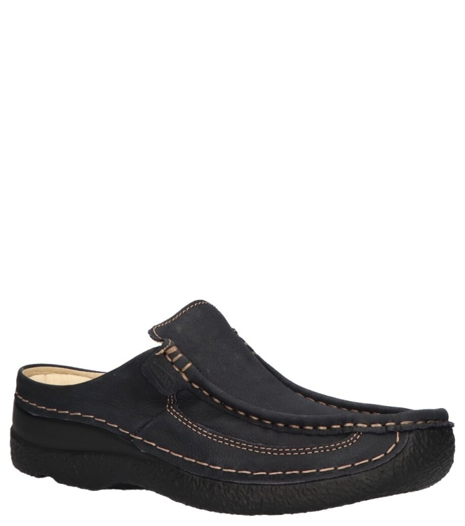 Wolky Slipper <span>0620211 800 Roll Slide</span> 0620211 800 Roll Slide blauw - www.bremmerschoenen.pro - Bremmer Schoenen