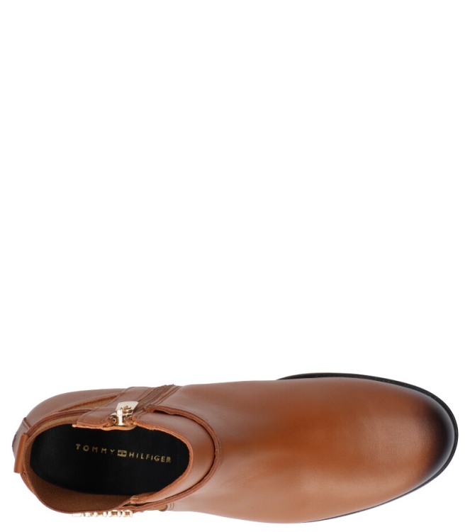 Tommy Hilfiger Enkellaars <span>FW0FW05155 GOW</span> FW0FW05155 GOW cognac - www.bremmerschoenen.pro - Bremmer Schoenen