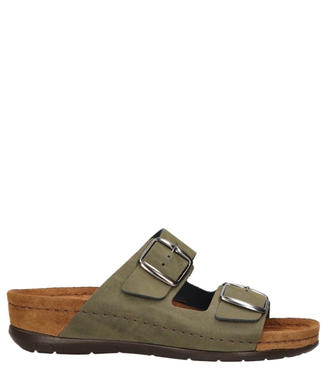 Rohde slipper <span>5856 61</span> 5856 61 groen - www.bremmerschoenen.pro - Bremmer Schoenen
