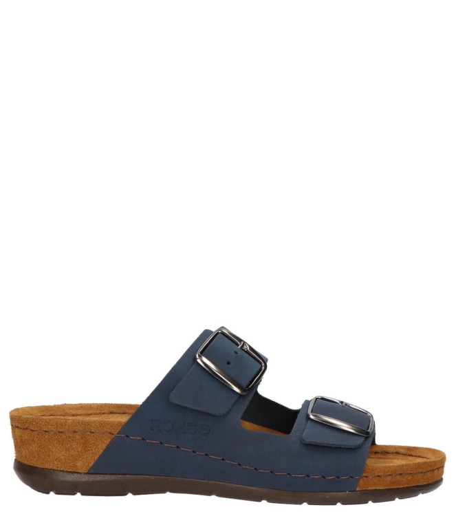 Rohde slipper <span>5856 56</span> 5856 56 blauw - www.bremmerschoenen.pro - Bremmer Schoenen