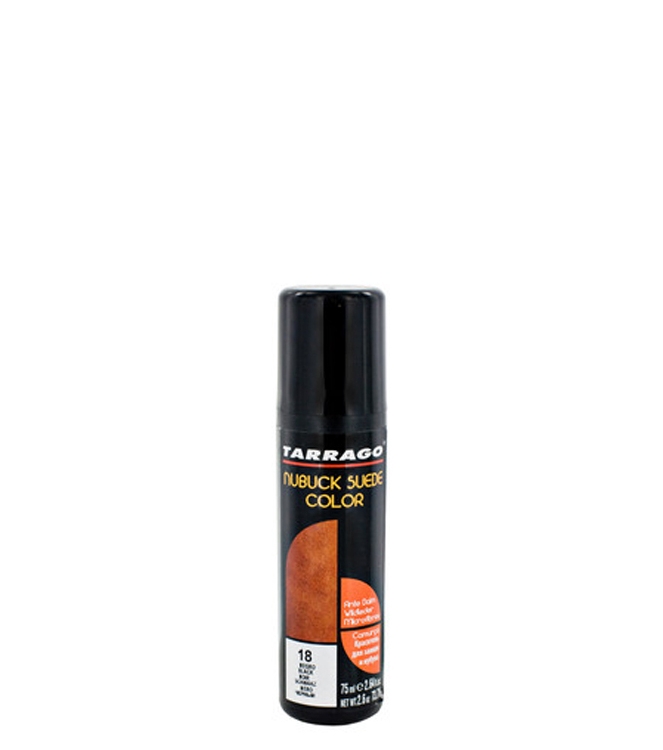 Tarrago onderhoudsmiddel <span>Tarrago Nubuck/ suede color depper 18 zwart 75ml</span> Tarrago Nubuck/ suede color depper 18 zwart 75ml zwart - www.bremmerschoenen.pro - Bremmer Schoenen