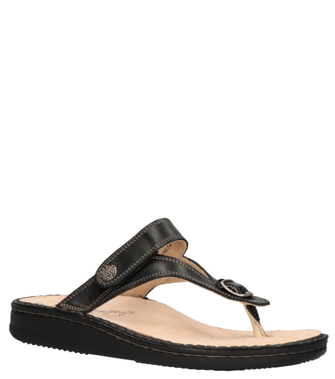 Finn comfort Teenslipper <span>81524 014099 Alexandria-S</span> 81524 014099 Alexandria-S zwart - www.bremmerschoenen.pro - Bremmer Schoenen