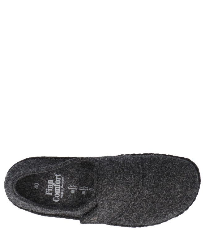 Finn Comfort Pantoffel <span>6501 416168 Filzmoos</span> 6501 416168 Filzmoos grijs - www.bremmerschoenen.pro - Bremmer Schoenen