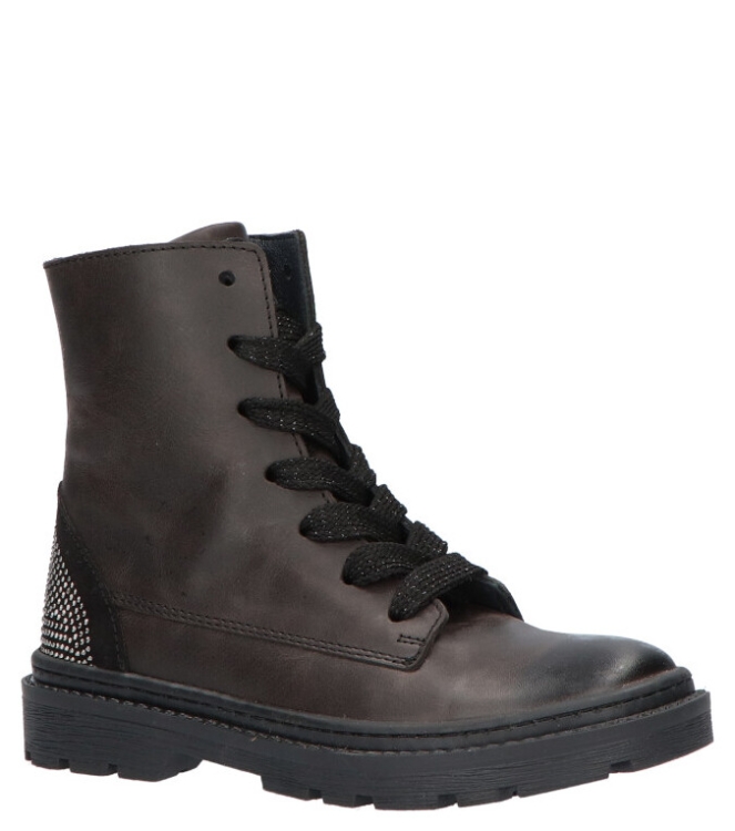 Jochie-Freaks veterboot <span>JF-21386 200</span> JF-21386 200 zwart - www.bremmerschoenen.pro - Bremmer Schoenen