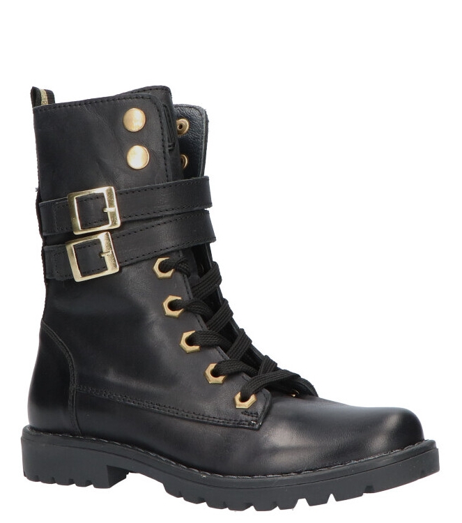 Jochie-Freaks veterboot <span>JF-21596 200</span> JF-21596 200 zwart - www.bremmerschoenen.pro - Bremmer Schoenen