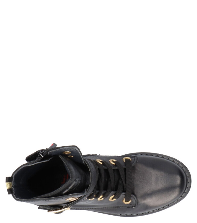 Jochie-Freaks veterboot <span>JF-21596 200</span> JF-21596 200 zwart - www.bremmerschoenen.pro - Bremmer Schoenen