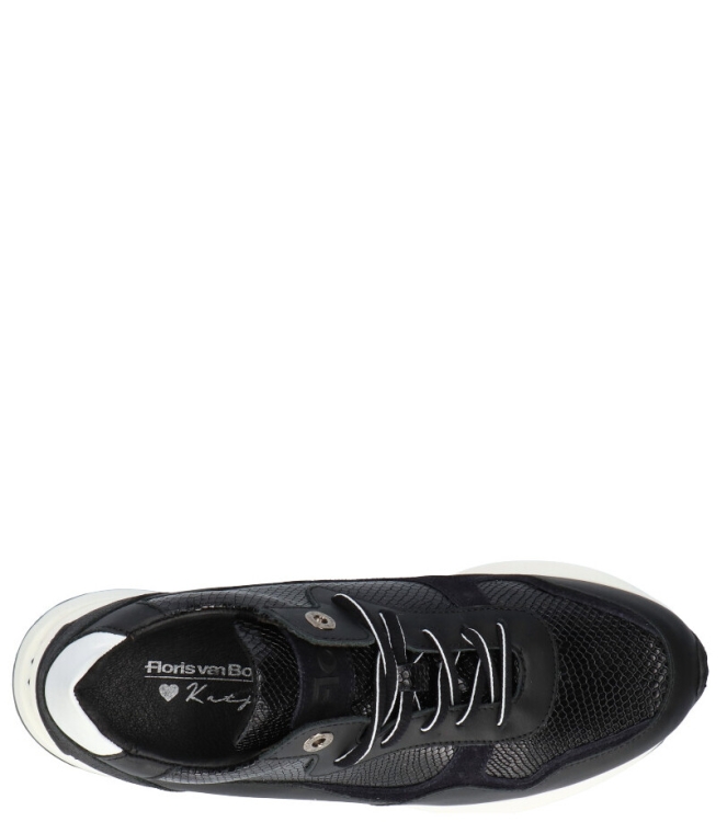 Floris van Bommel Sneaker <span>85351/00</span> 85351/00 zwart - www.bremmerschoenen.pro - Bremmer Schoenen