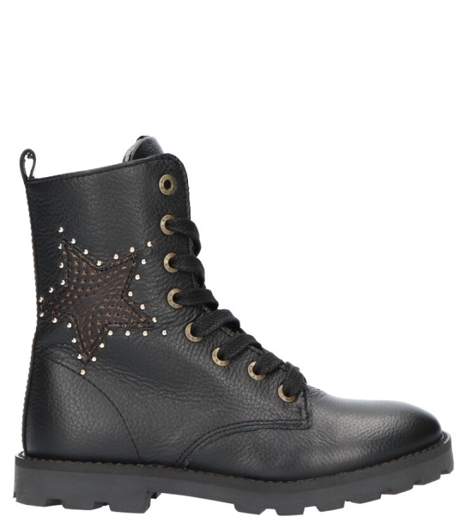 Shoesme Shoesme veterboot <span>TA21W024-B</span> Black Shoesme veterboot <span>TA21W024-B</span> TA21W024-B zwart - www.bremmerschoenen.pro - Bremmer Schoenen
