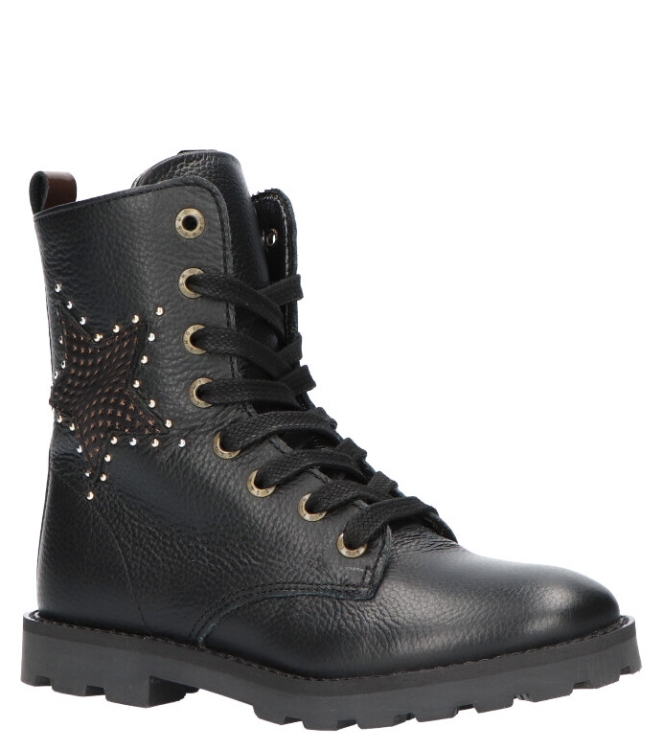 Shoesme Shoesme veterboot <span>TA21W024-B</span> Black Shoesme veterboot <span>TA21W024-B</span> TA21W024-B zwart - www.bremmerschoenen.pro - Bremmer Schoenen