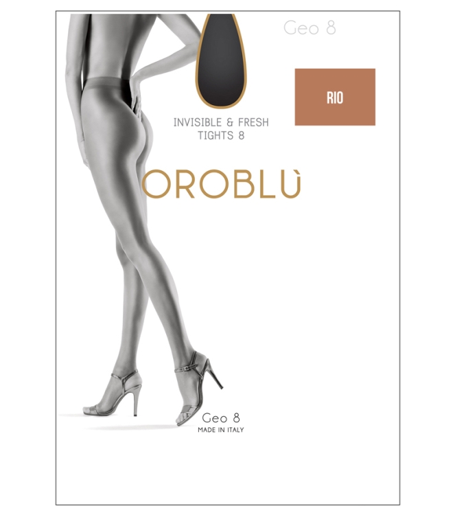 Oroblu Panty <span>GEO 8 Rio</span> GEO 8 Rio beige - www.bremmerschoenen.pro - Bremmer Schoenen