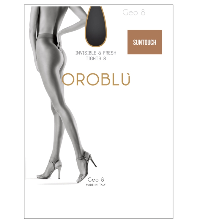 Oroblu Panty <span>GEO 8 Suntouch</span> GEO 8 Suntouch beige - www.bremmerschoenen.pro - Bremmer Schoenen
