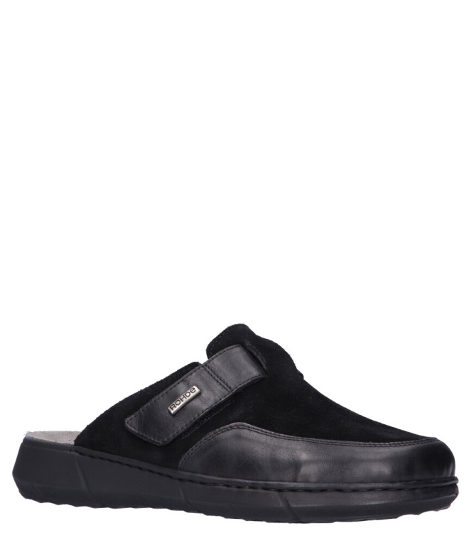 Rohde pantoffel <span>6722 90</span> 6722 90 zwart - www.bremmerschoenen.pro - Bremmer Schoenen