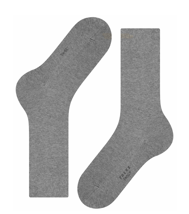 Falke Family <span>14657 3390 Family sokken</span> 14657 3390 Family sokken grijs - www.bremmerschoenen.pro - Bremmer Schoenen