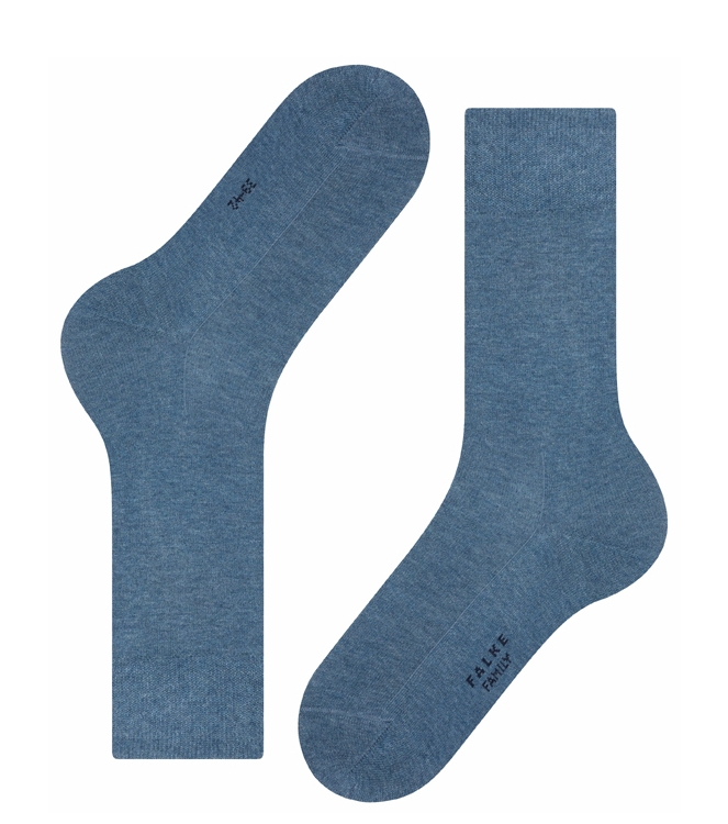 Falke Family <span>14657 6660 Family sokken</span> 14657 6660 Family sokken blauw - www.bremmerschoenen.pro - Bremmer Schoenen