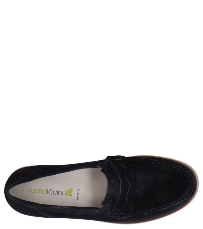 Waldlaufer instapper <span>723502 195 194 H-Serena</span> 723502 195 194 H-Serena blauw - www.bremmerschoenen.pro - Bremmer Schoenen
