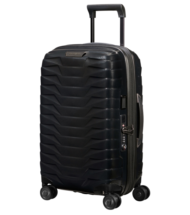 Samsonite trolley <span>140087 1041 Proxis Spinner 55</span> 140087 1041 Proxis Spinner 55 zwart - www.bremmerschoenen.pro - Bremmer Schoenen