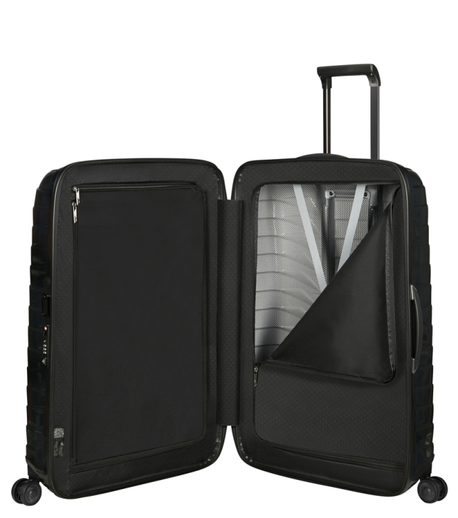 Samsonite koffer <span>126042 1041 Proxis Spinner 75</span> 126042 1041 Proxis Spinner 75 zwart - www.bremmerschoenen.pro - Bremmer Schoenen