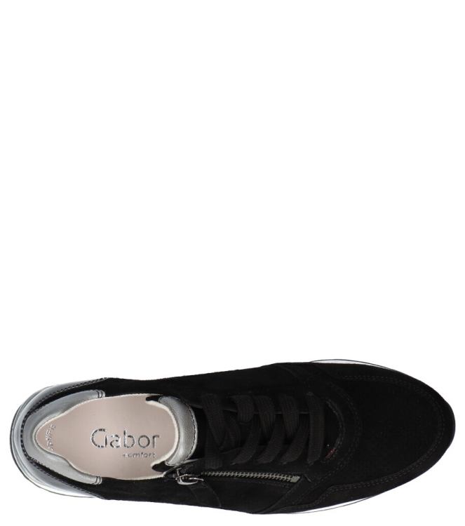 Gabor sneaker <span>06.528.87</span> 06.528.87 zwart - www.bremmerschoenen.pro - Bremmer Schoenen