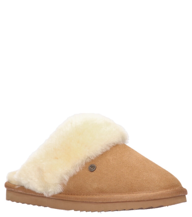 Warmbat pantoffel <span>Flurry women FLS321025 Cognac</span> Flurry women FLS321025 Cognac cognac - www.bremmerschoenen.pro - Bremmer Schoenen