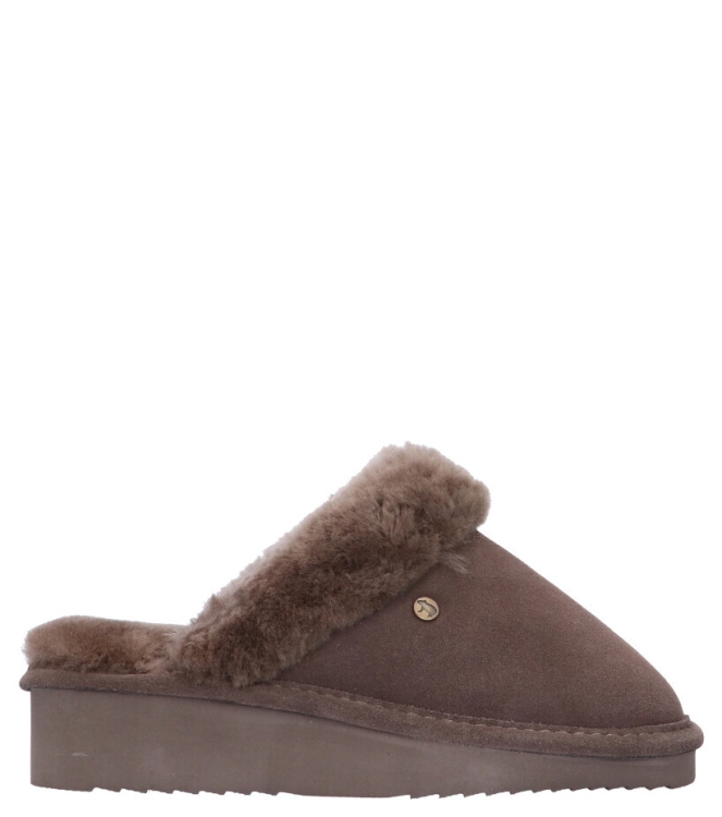 Warmbat pantoffel <span>Alice Women ALC381088 Pebble</span> Alice Women ALC381088 Pebble grijs - www.bremmerschoenen.pro - Bremmer Schoenen