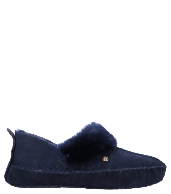 Warmbat pantoffel <span>Barrine women BAR341045 DK navy</span> Barrine women BAR341045 DK navy blauw - www.bremmerschoenen.pro - Bremmer Schoenen