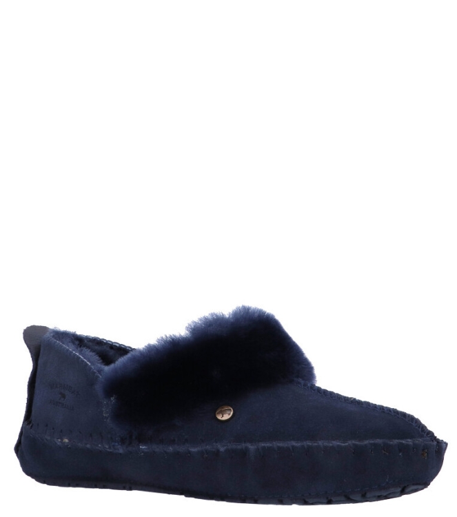 Warmbat pantoffel <span>Barrine women BAR341045 DK navy</span> Barrine women BAR341045 DK navy blauw - www.bremmerschoenen.pro - Bremmer Schoenen