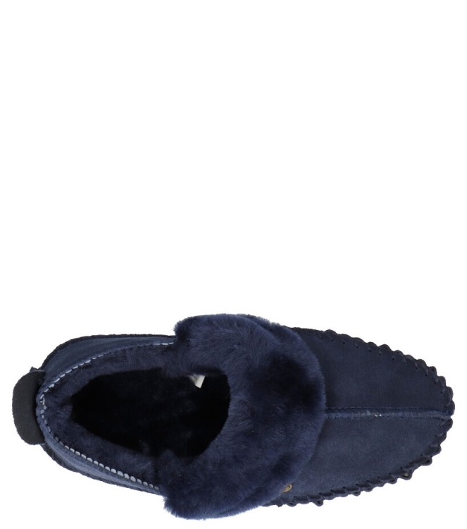 Warmbat pantoffel <span>Barrine women BAR341045 DK navy</span> Barrine women BAR341045 DK navy blauw - www.bremmerschoenen.pro - Bremmer Schoenen