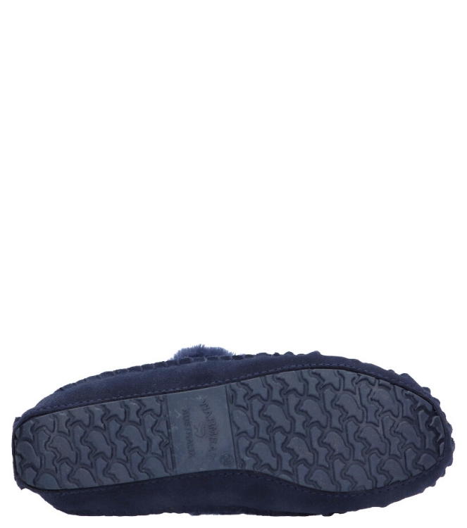 Warmbat pantoffel <span>Barrine women BAR341045 DK navy</span> Barrine women BAR341045 DK navy blauw - www.bremmerschoenen.pro - Bremmer Schoenen