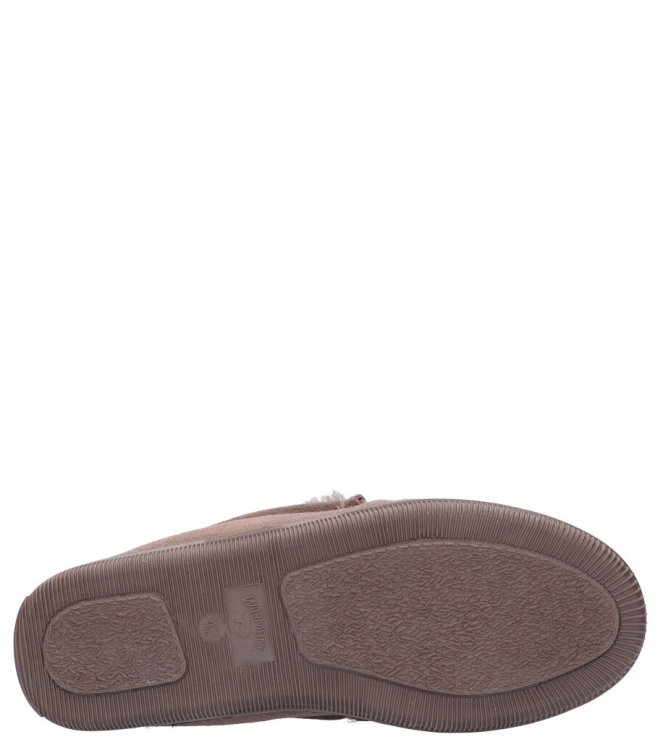 Warmbat pantoffel <span>Grizzly men GRZ 4410 88 Pebble</span> Grizzly men GRZ 4410 88 Pebble beige - www.bremmerschoenen.pro - Bremmer Schoenen