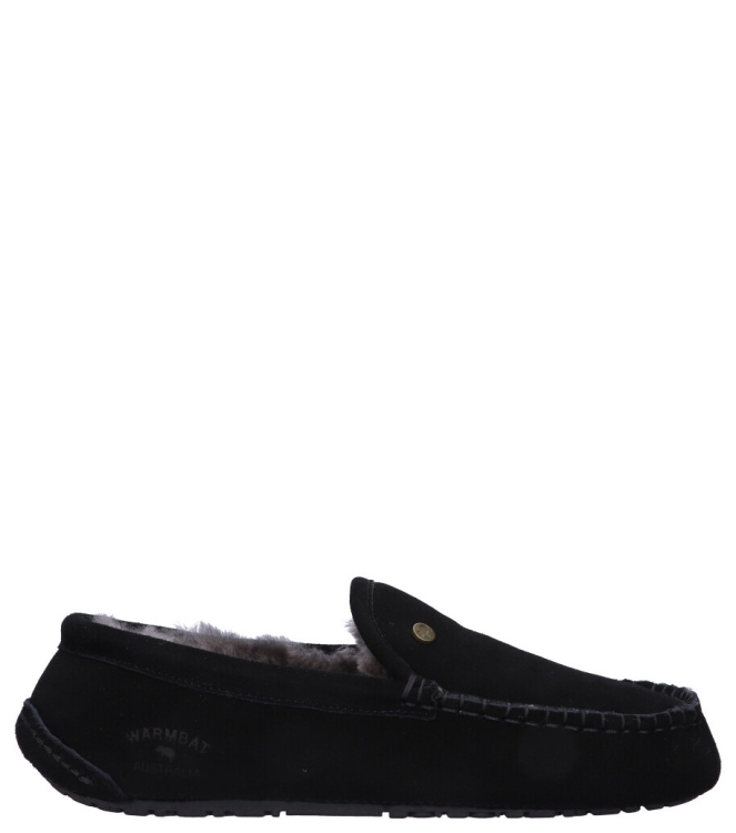 Warmbat pantoffel <span>Earlwood men ERW441099 Black</span> Earlwood men ERW441099 Black zwart - www.bremmerschoenen.pro - Bremmer Schoenen