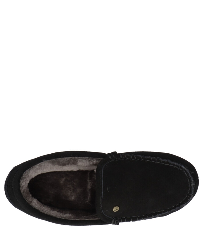 Warmbat pantoffel <span>Earlwood men ERW441099 Black</span> Earlwood men ERW441099 Black zwart - www.bremmerschoenen.pro - Bremmer Schoenen