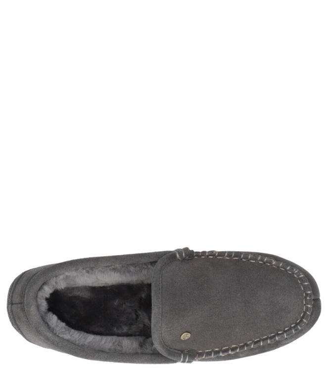 Warmbat pantoffel <span>Earlwood men ERW441085 DK grey</span> Earlwood men ERW441085 DK grey grijs - www.bremmerschoenen.pro - Bremmer Schoenen