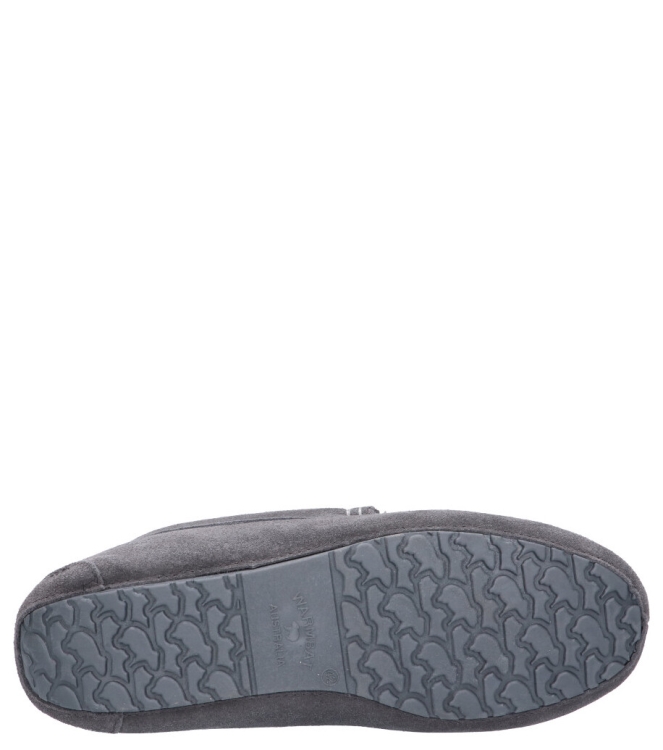 Warmbat pantoffel <span>Earlwood men ERW441085 DK grey</span> Earlwood men ERW441085 DK grey grijs - www.bremmerschoenen.pro - Bremmer Schoenen
