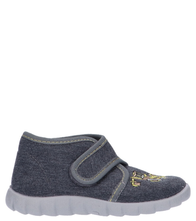 Fischer kinderpantoffel <span>611545-603</span> 611545-603 grijs - www.bremmerschoenen.pro - Bremmer Schoenen