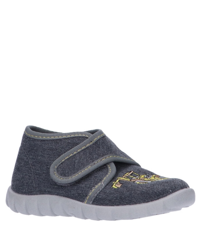 Fischer kinderpantoffel <span>611545-603</span> 611545-603 grijs - www.bremmerschoenen.pro - Bremmer Schoenen