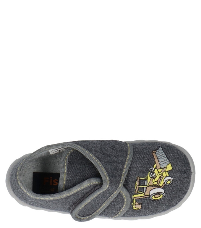 Fischer kinderpantoffel <span>611545-603</span> 611545-603 grijs - www.bremmerschoenen.pro - Bremmer Schoenen