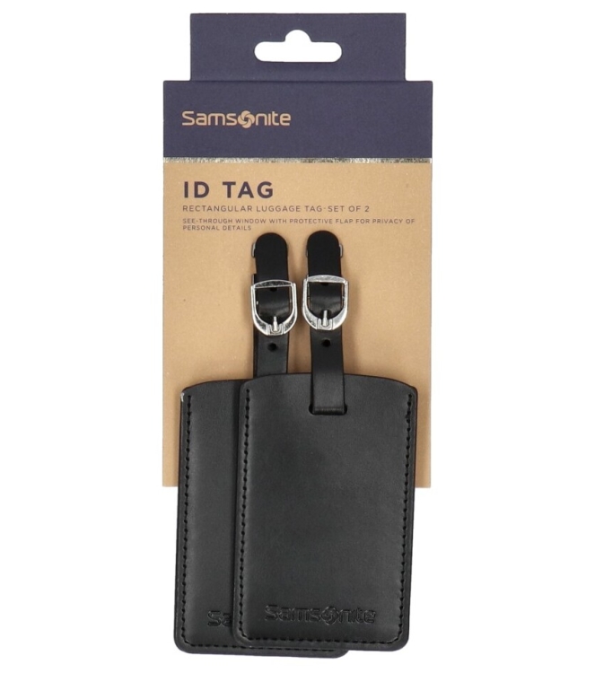 Samsonite kofferlabel <span>121307 1041 Global TA Rectangle Luggage Tag</span> 121307 1041 Global TA Rectangle Luggage Tag zwart - www.bremmerschoenen.pro - Bremmer Schoenen