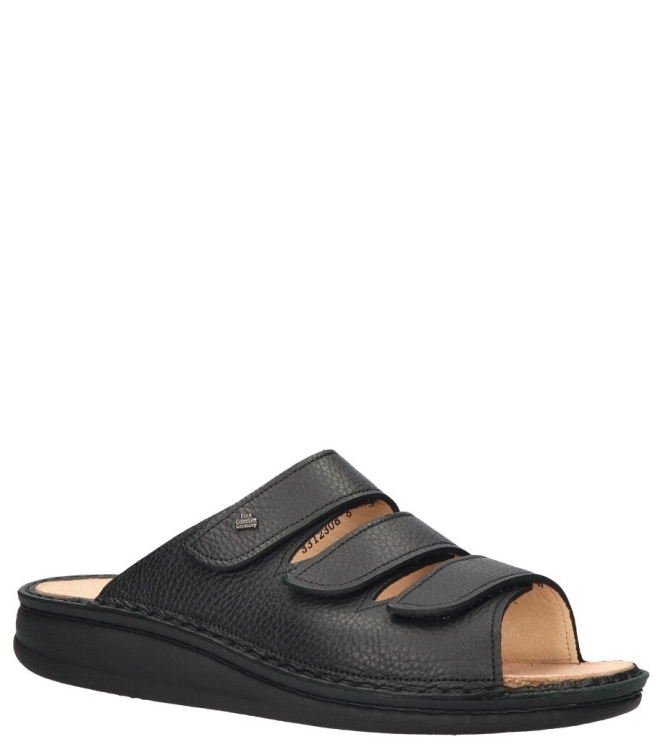 Finn Comfort slipper <span>1508 055099 Korfu</span> 1508 055099 Korfu zwart - www.bremmerschoenen.pro - Bremmer Schoenen
