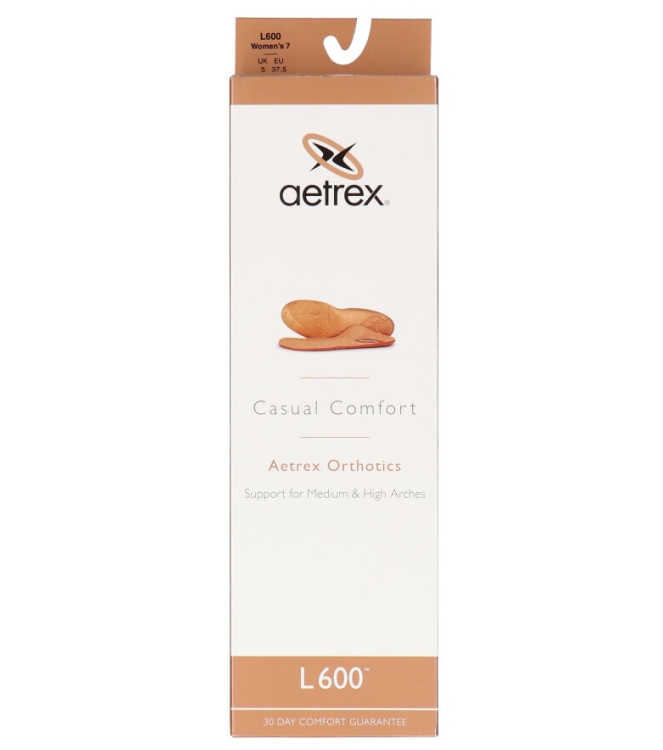 Aetrex voetbed <span>L600W Casual Comfort</span> L600W Casual Comfort meerkleurig - www.bremmerschoenen.pro - Bremmer Schoenen
