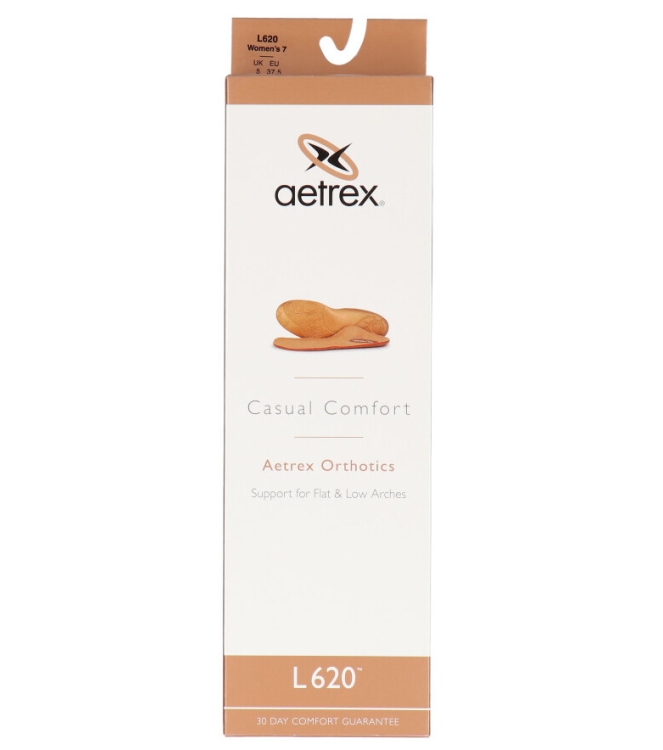Aetrex voetbed <span>L620W Casual Comfort</span> L620W Casual Comfort meerkleurig - www.bremmerschoenen.pro - Bremmer Schoenen