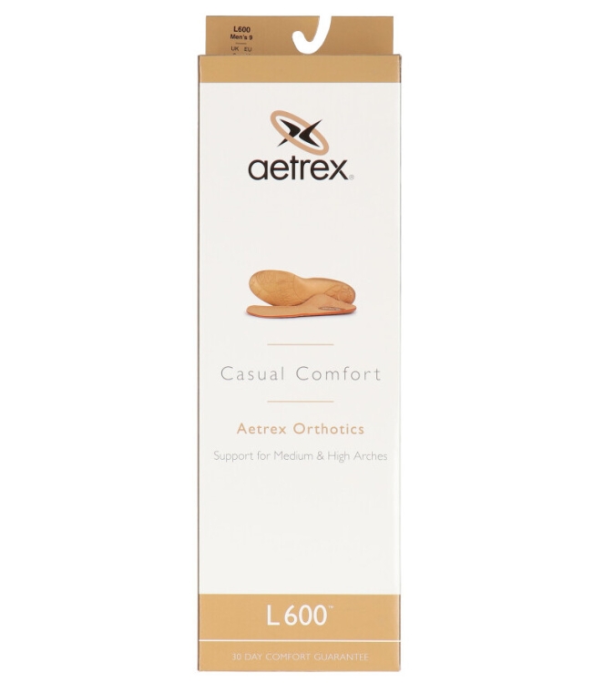 Aetrex voetbed <span>L600M Casual Comfort</span> L600M Casual Comfort meerkleurig - www.bremmerschoenen.pro - Bremmer Schoenen